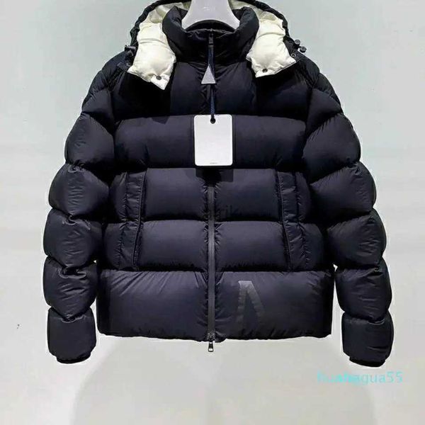 

designer luxury down jacket women fur ruff monc classic fashion and multi function essential hoodies mens monclair jackets winter warm cloth, Black