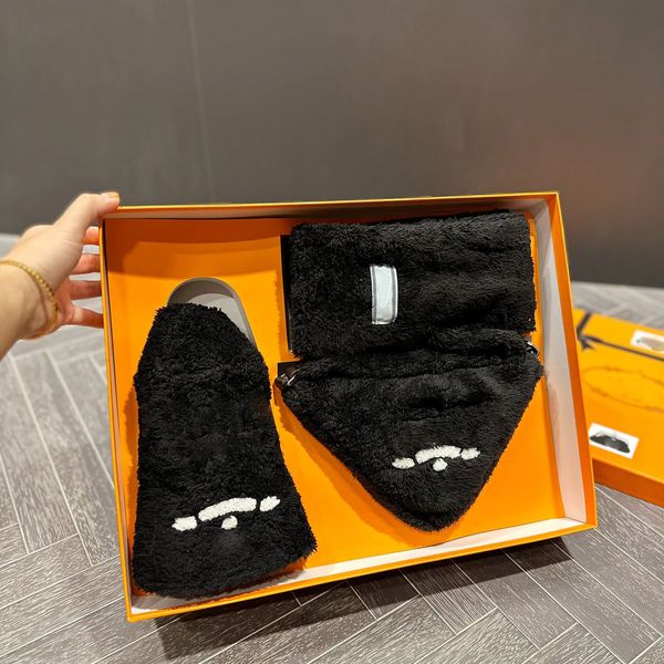 

furry handbag set designer shoulder bag women's handbag underarm purse 221026