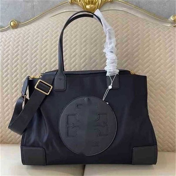 

torys veratile hopping leiure women' burchs tote bag nylon cloth with leather one houlder handbag 18lilop