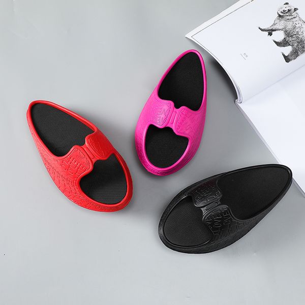 

women fitness weight loss massage slippers female negative heel stovepipe toning shoes sneakers drag wedges platform swing shoes, Black