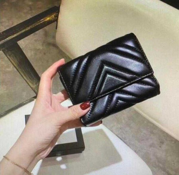 

backpacks bag 474802 real short wallet credit woman coin women wallets quality quilted leather marmont pouch purse main holder card high clu