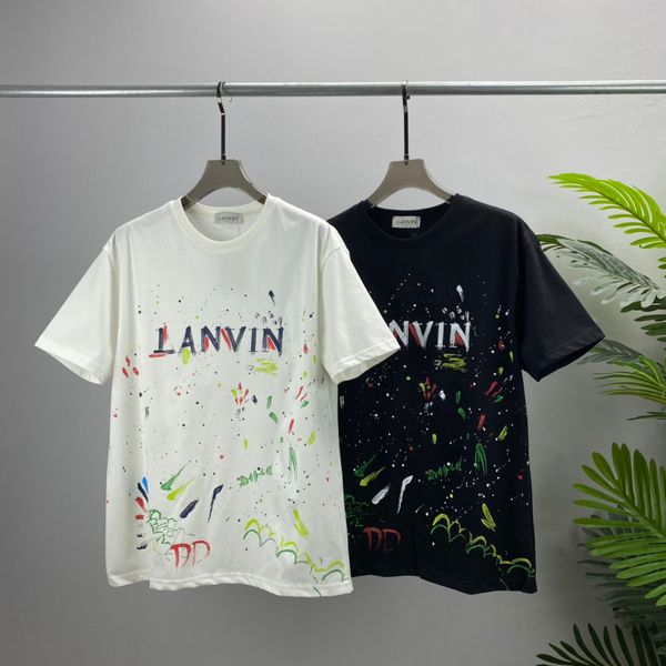 

men's plus tees & polos round neck embroidered and printed polar style summer wear with street pure cotton 2wx1, Black;brown