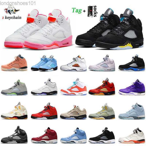 

dress shoes women designer mens jordens 5 basketball shoe with socks jumpman 5s aqua pinksicle dj khaled x we the green bean unc blue sail, Black