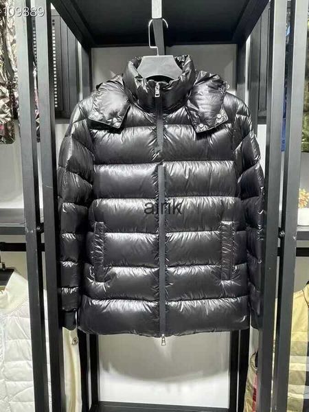 

designer luxury down jacket women fur ruff monc classic fashion and multi function essential hoodies mens monclair jackets winter warm cloth, Black