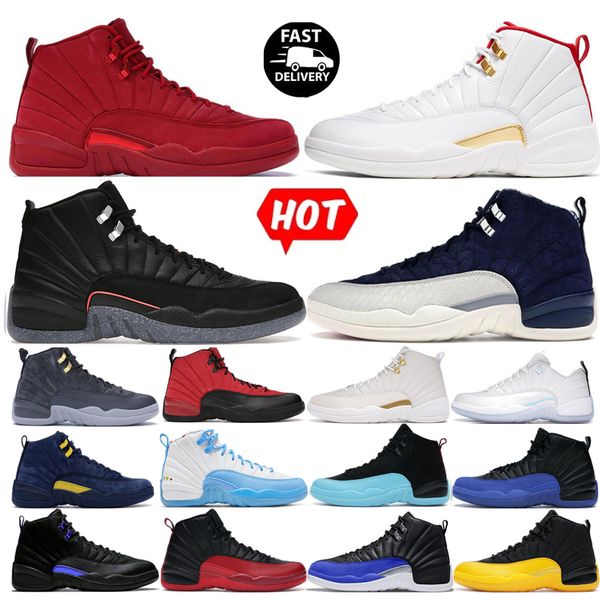 

basketball shoes mens trainer sneakers sports flu game black university gold chinese new year university blue