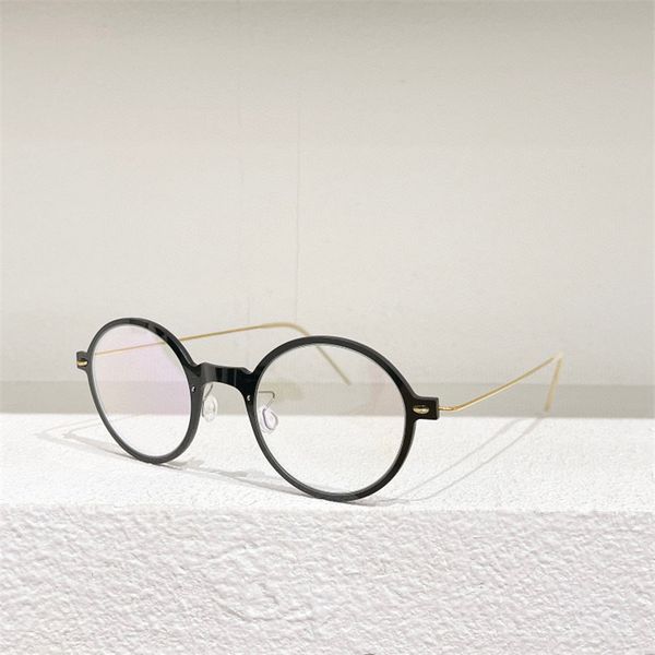 

optical eyeglasses for men women retro 6508 style anti-blue round full frame glasses light lens with box, White;black