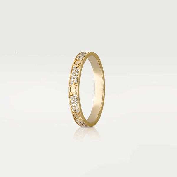 

wedding rings small model slim love wedding band ring for women men 316l titanium steel full cz paved designer jewelry aneis anel bague femm, Slivery;golden