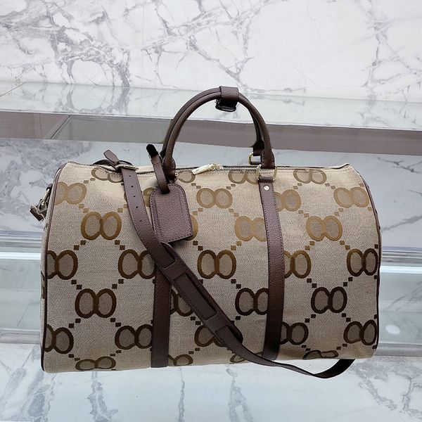 

50cm designer travel bag fashion duffle shoulder handbags tote bags luxury brand women men hand bags large capacity shopping handbag