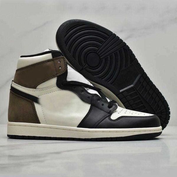 

shoes high 1s sail black dark mocha outdoor sports women sneakers