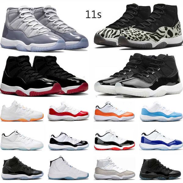 

mens women 11 11s basketball shoes cool grey bred sneakers concord 45 gamma blue prom night legend men womens trainers sports eur 36-47, Black