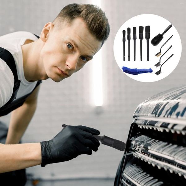

car sponge 10pcs detailing brush set automotive detail brushes for cleaning