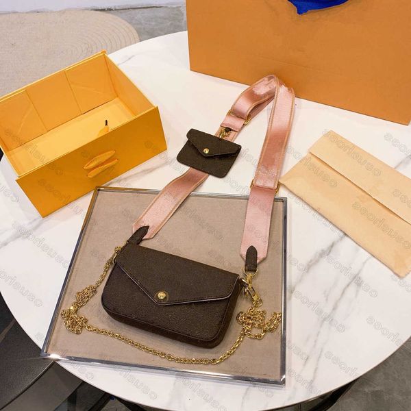 

totes messenger 2021ss multi pochette bag felicie strap & go monograms casual style canvas 2way 3way crossbody shoulder bags designer purse