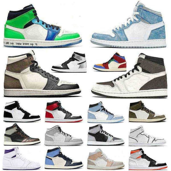 

jumpman 1s basketball shoes 1 sier toe high dark mocha obsidian unc fearl patent university blue chicago black mid