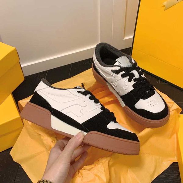 

casual shoes luxurys designer brand men women shoe fashion black white pink purple gray splice color sneaker loafers laceup stitching sneake
