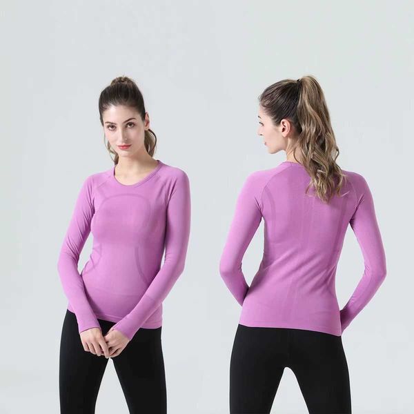 

womens wear swiftly tech ladies yoga sports t shirts long sleeve outfit t-shirts moisture wicking knit high elastic fitness workout lulus 56
