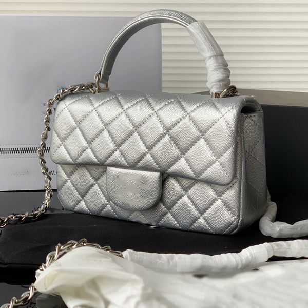

designer channel bags for women black cc handbag leather chain slant shoulder clutch flap totes bag double letters solid hasp waist square s