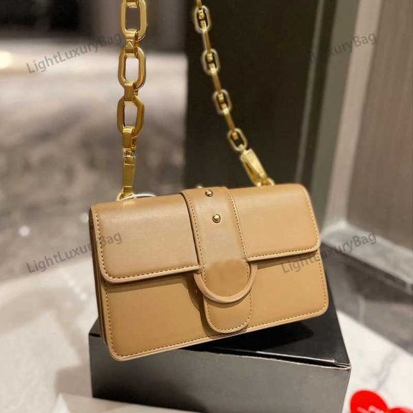 

shoulder bag two swallows designer leather golden chain handbag for women classic famous brand crossbody bag 220325