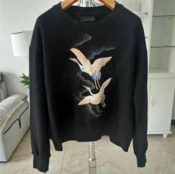 

men designer sweaters loose fit women long sleeve couple clothing causal hip hop streetwear hoodie, Black