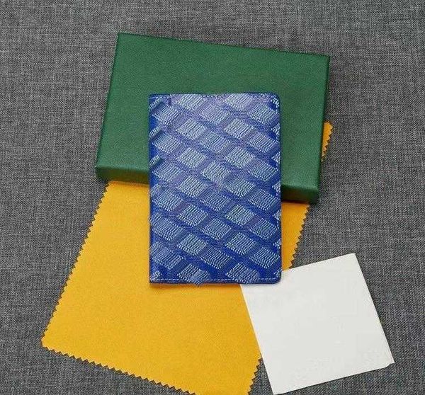 

luxury brand handbag wallet new passport clip certificate cover classic men goyan fashion full matching id card wallet box factory wholesale, Red;black