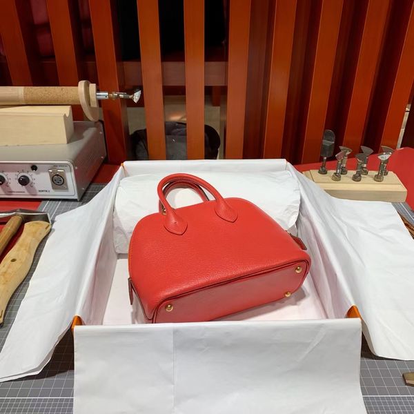 

designer woman bags made hand h bag suede mini bowling fashion shoulder bags women's shell leather personality evening handbag he05