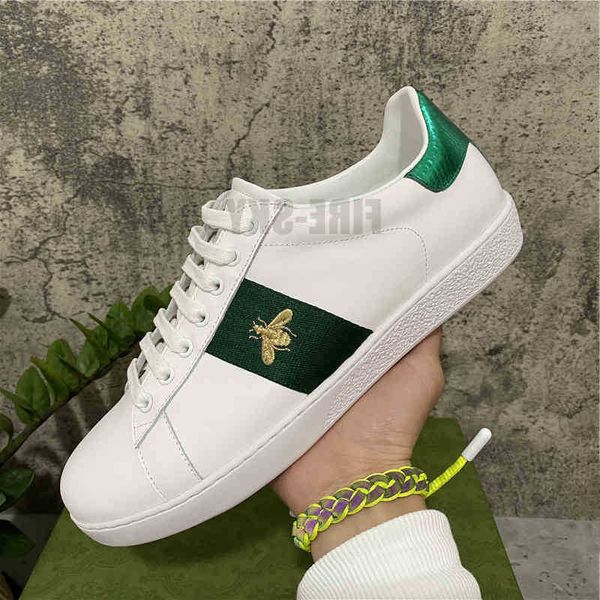 

shoes high womens bee snake tiger casual genuine leather embroidery size 36-45