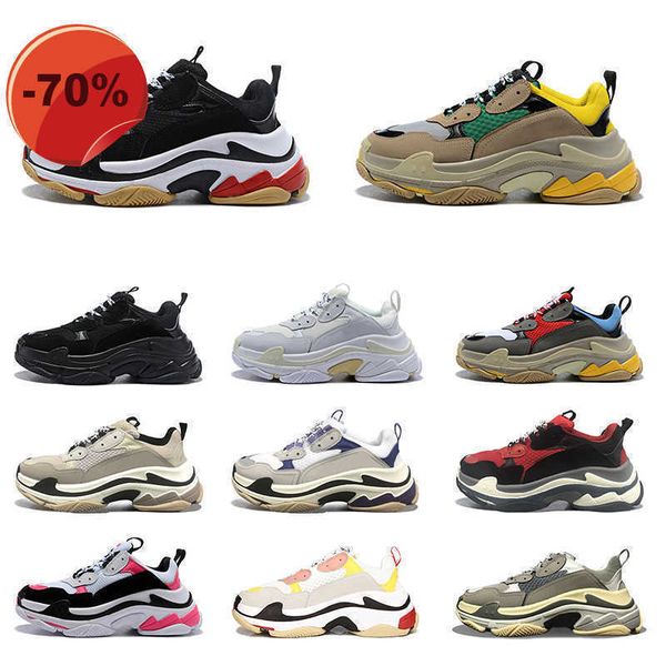 

triple s platform paris 17fw outdoor sneaker for men women black red white green designer casual dad shoes tennis increasing sneakers