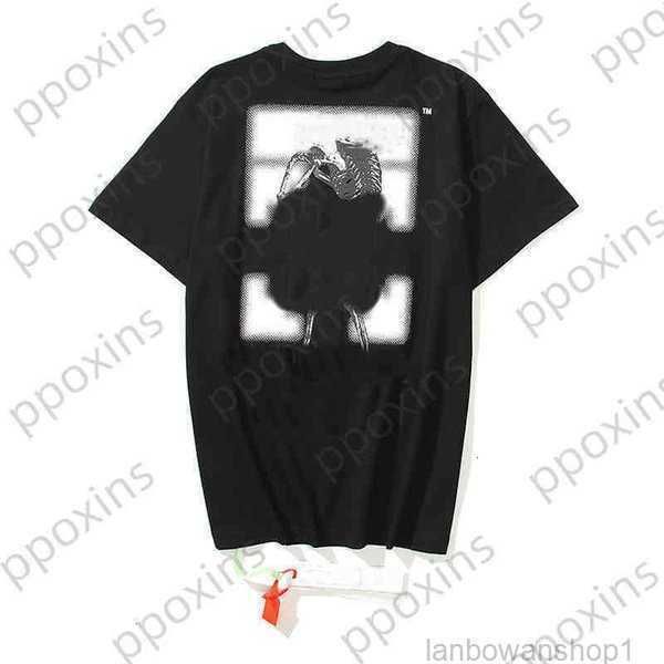 

men's t-shirts off offs white new street fashion brand couple star with short sleeve t-shirt printed letter x the back print 16qsrb, White;black