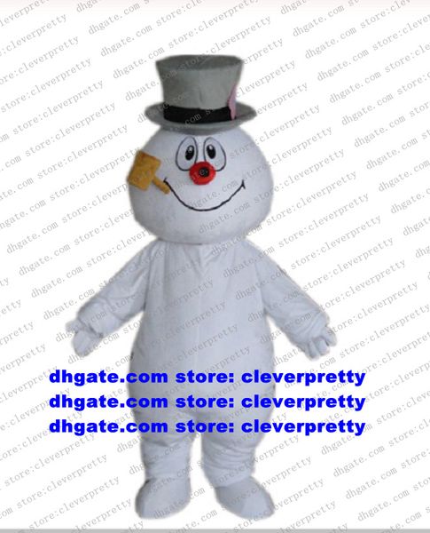 

est frosty snowman mascot costume cartoon character outfit suit stage properties marketplace hypermarket cx038, Red;yellow