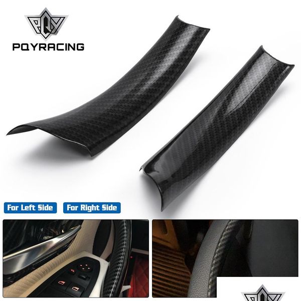 

car doors right left side carbon fiber texture door pl handle ers interior protective er for x5 x6 e70 e71 e72 drop delivery 2022 mo dhsey
