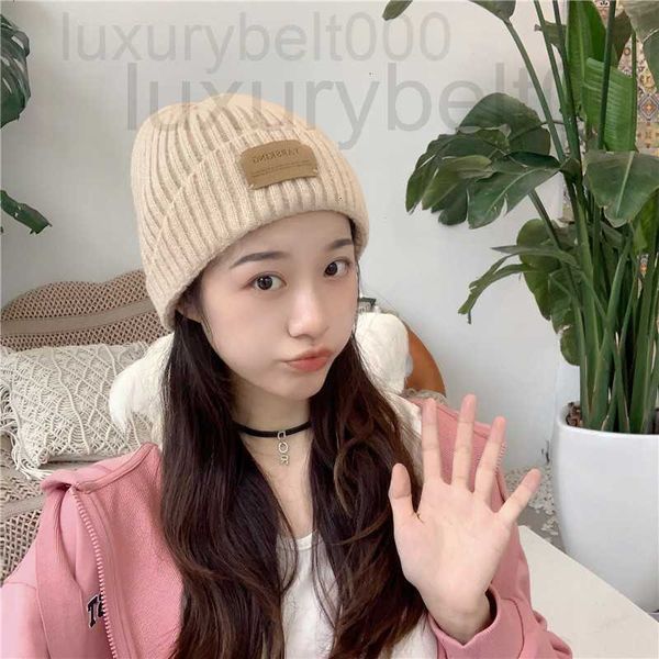 

hats & scarves sets designer korean warm knitted spring and autumn versatile men's women's thickened woolen fashion street pullove, Blue;gray