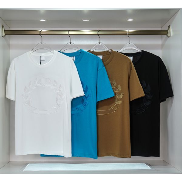 

2022 summer mens designer embroidery t shirt casual man womens tees with letters print short sleeves sell luxury men hip hop clothes paris #, White;black