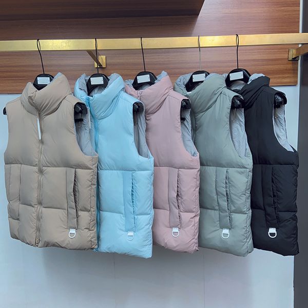 

22ss g women's vests c women's short white pink label pastels series parker men macarons junction trendy hooded capsule bread jack, Black;white