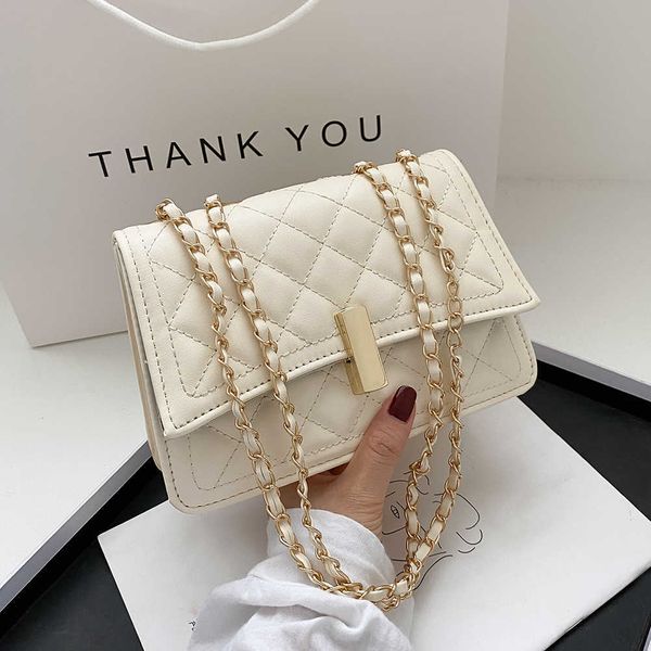 

evening bags fashion lattice pattern pu leather messenger bag women solid color casual purse female shoulder crossbody handbags 2021 new t22
