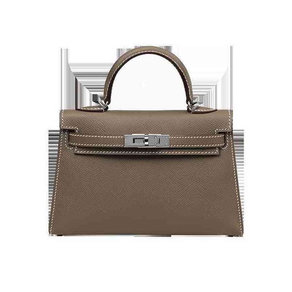 

designer bags herms handbags kely second generation same mini cowhide palm pattern one shoulder messenger8863