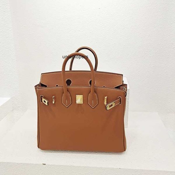 

designers handbags birkins designer high grade swift leather silver button bag with head layer cowhide one shoulder messenger 25cm large ayw
