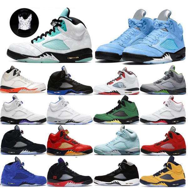 

jumpman jordnes 5 5s basketball shoes mens sneakers trainers michigan florida gators stealth unc sail alternate grape