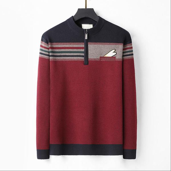 

mens womens designers sweaters pullover long sleeve sweater sweatshirt embroidery knitwear man clothing winter warm clothesm-3xl#76, White;black