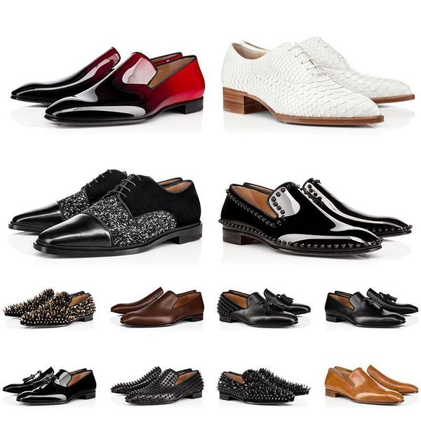 

red-bottoms shoe christians luxurys designers shoe casual mens rivet platform dress shoes party wedding ceremony color tr jvi, Black