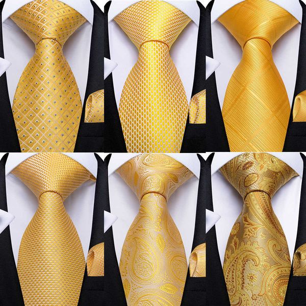 

bow ties dibangu mens ties yellow paisley design silk wedding tie for men hanky cufflink tie set fashion bussiness party dropshipping l22102, Black;gray