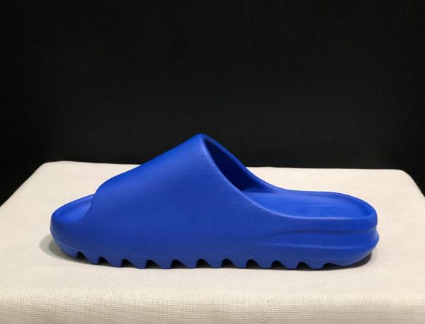 

men women slide blue slide beach sandels slipper rubber sandals fashion shoes, Black