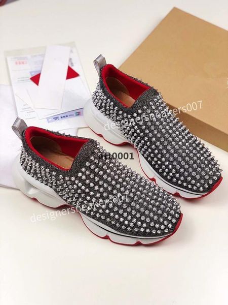 

shoes the man trainer black tan men speed traner sock sneakers casual runners yz190527 vale christian louboutin jyy