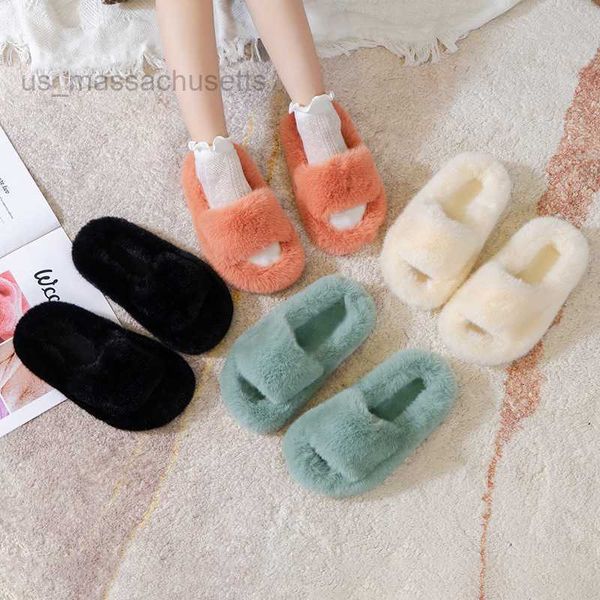 

slipper wearing woolen slippers externally boys and girls' 2022 perennial spring summer autumn winter fashionable household l221025, Black;grey