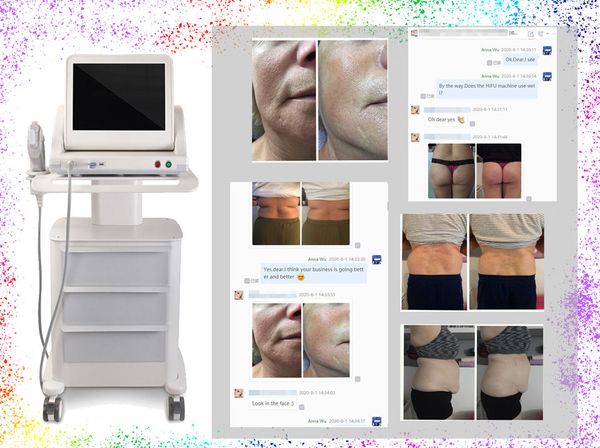 

portable korea lifting hifu facial body slimming treatment machine