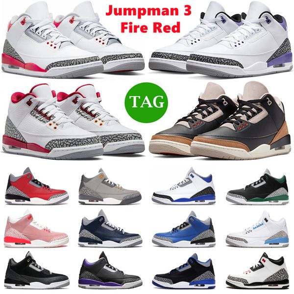

2023 basketball 2023 j3s shoes og jumpman 3 basketball shoes men women 3s fire red fragment black white rust pink true blue tinker goldlaser