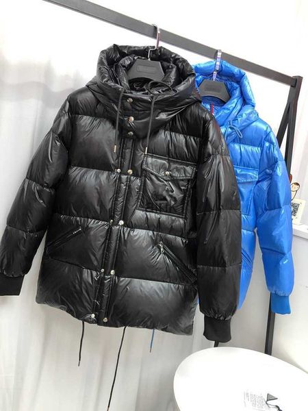 

designer luxury down jacket women fur ruff monc classic fashion and multi function essential hoodies mens monclair jackets winter warm cloth, Black
