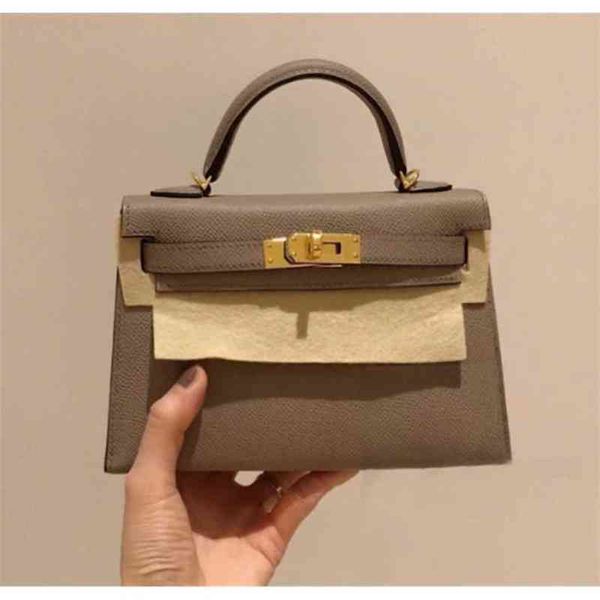 

designer bags herms handbags kely second generation same mini cowhide palm pattern one shoulder messenger