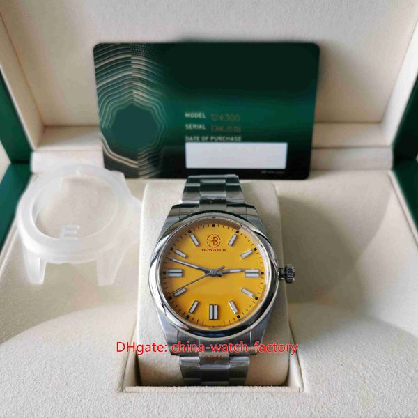 

ew maker mens watch 36mm 41mm 124300-0005 president oyster bracelet 904l steel sapphire watches cal.3230 movement mechanical automatic men&#, Slivery;brown