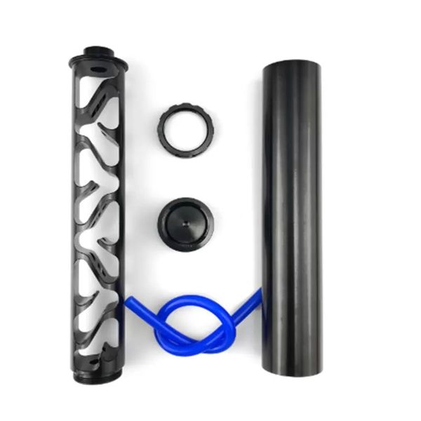 

upgraded l 10" 1/2 x 28 5/8-24 fuel filter monocore extended hollow 12mm baffles car modification fuel catch solvent trap