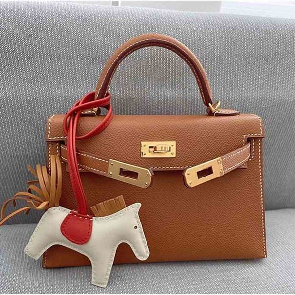 

handbags herms kely bags designer ai maslan women's leather second generation mini portable single shoulder messenger zawi