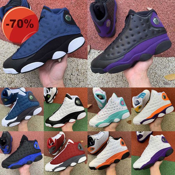 

2022 jumpman 13 basketball shoes men sneakers 13s red flint court purple black university gold starfish aurora green lucky green trainers